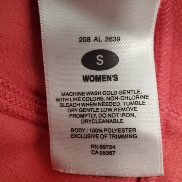 COLUMBIA Sweatshirt Pink Fleece 1/4 Zip Pullover Womens S Lightweight Hiking - Picture 4 of 8